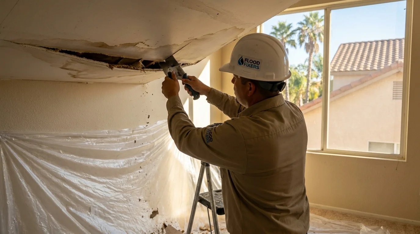 24/7 Emergency Ceiling Water Damage Repair in San Diego