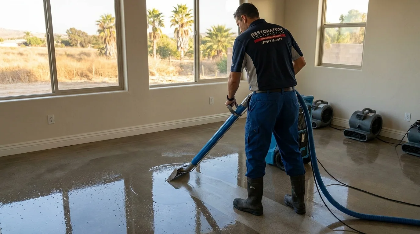 24/7 Emergency Water Removal & Cleanup in San Diego